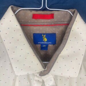 Stockholm Sven Mens Cotton Flip Cuff Dress Shirt 2XL
